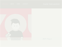 Tablet Screenshot of facethemusic.com