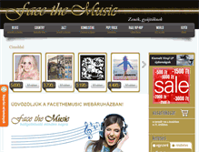 Tablet Screenshot of facethemusic.hu